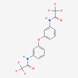 2,2,2-TRIFLUORO-N-(3-{3-[(2,2,2-TRIFLUOROACETYL)AMINO]PHENOXY}PHENYL)ACETAMIDE