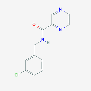 N-(3-chlorobenzyl)-2-pyrazinecarboxamide