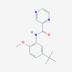 N-(5-tert-butyl-2-methoxyphenyl)pyrazine-2-carboxamide