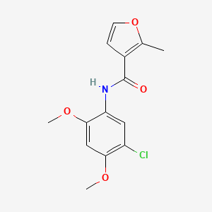 N-(5-chloro-2,4-dimethoxyphenyl)-2-methyl-3-furamide