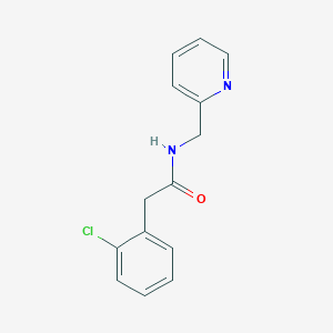 2-(2-chlorophenyl)-N-(pyridin-2-ylmethyl)acetamide