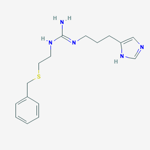 B034882 1-(2-benzylsulfanylethyl)-2-[3-(1H-imidazol-5-yl)propyl]guanidine CAS No. 102203-13-4