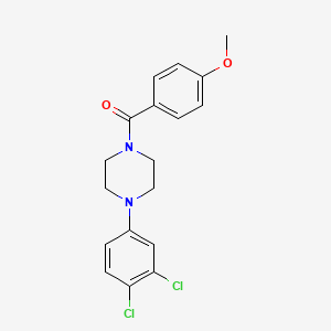 [4-(3,4-DICHLOROPHENYL)PIPERAZINO](4-METHOXYPHENYL)METHANONE