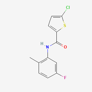 5-chloro-N-(5-fluoro-2-methylphenyl)thiophene-2-carboxamide