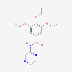 3,4,5-TRIETHOXY-N-(2-PYRAZINYL)BENZAMIDE