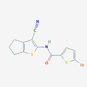 5-BROMO-N-{3-CYANO-4H5H6H-CYCLOPENTA[B]THIOPHEN-2-YL}THIOPHENE-2-CARBOXAMIDE