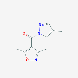 (3,5-DIMETHYL-4-ISOXAZOLYL)(4-METHYL-1H-PYRAZOL-1-YL)METHANONE