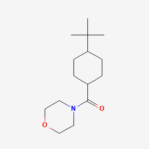 molecular formula C15H27NO2 B3488768 4-[(4-tert-butylcyclohexyl)carbonyl]morpholine 