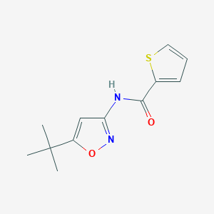 N-(5-tert-butyl-1,2-oxazol-3-yl)thiophene-2-carboxamide