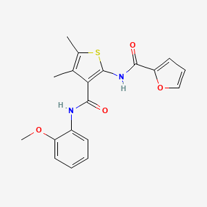 N-{3-[(2-METHOXYPHENYL)CARBAMOYL]-4,5-DIMETHYL-2-THIENYL}-2-FURAMIDE