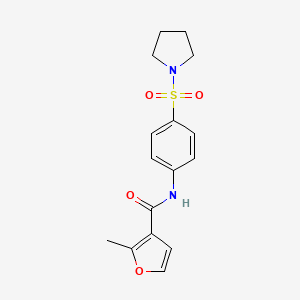 2-METHYL-N-[4-(PYRROLIDINE-1-SULFONYL)PHENYL]FURAN-3-CARBOXAMIDE