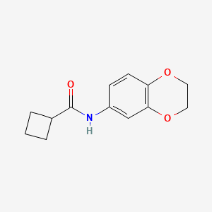 N-(2,3-dihydro-1,4-benzodioxin-6-yl)cyclobutanecarboxamide