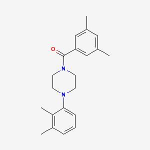 (3,5-DIMETHYLPHENYL)[4-(2,3-DIMETHYLPHENYL)PIPERAZINO]METHANONE