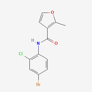 N-(4-bromo-2-chlorophenyl)-2-methylfuran-3-carboxamide