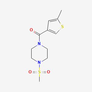 [4-(METHYLSULFONYL)PIPERAZINO](5-METHYL-3-THIENYL)METHANONE