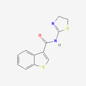 N-(4,5-dihydro-1,3-thiazol-2-yl)-1-benzothiophene-3-carboxamide