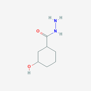 B034891 3-Hydroxycyclohexane-1-carbohydrazide CAS No. 100949-27-7