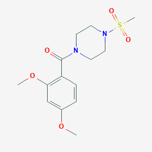 1-(2,4-dimethoxybenzoyl)-4-(methylsulfonyl)piperazine