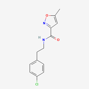 N-[2-(4-CHLOROPHENYL)ETHYL]-5-METHYL-12-OXAZOLE-3-CARBOXAMIDE