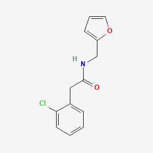 2-(2-chlorophenyl)-N-(furan-2-ylmethyl)acetamide