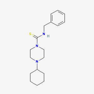 N-benzyl-4-cyclohexylpiperazine-1-carbothioamide