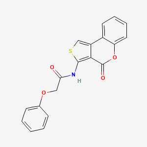 N-(4-oxo-4H-thieno[3,4-c]chromen-3-yl)-2-phenoxyacetamide