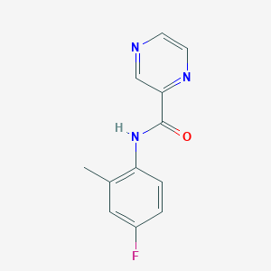 N-(4-fluoro-2-methylphenyl)-2-pyrazinecarboxamide