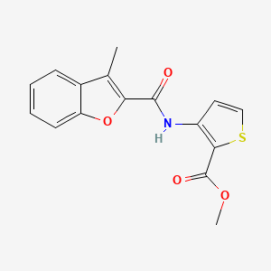 methyl 3-{[(3-methyl-1-benzofuran-2-yl)carbonyl]amino}-2-thiophenecarboxylate