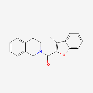 3,4-DIHYDRO-2(1H)-ISOQUINOLINYL(3-METHYL-1-BENZOFURAN-2-YL)METHANONE