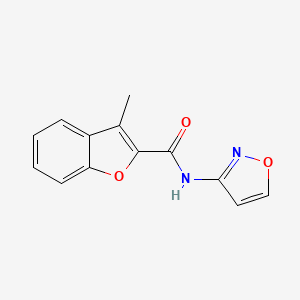 3-methyl-N-(1,2-oxazol-3-yl)-1-benzofuran-2-carboxamide