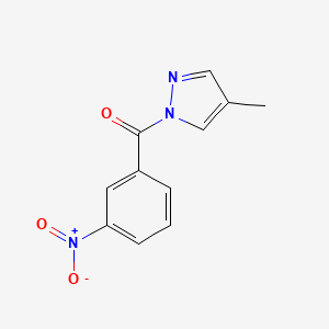 (4-methyl-1H-pyrazol-1-yl)(3-nitrophenyl)methanone