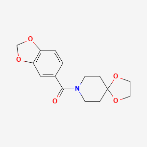 8-(1,3-benzodioxol-5-ylcarbonyl)-1,4-dioxa-8-azaspiro[4.5]decane