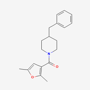 molecular formula C19H23NO2 B3489419 (4-Benzylpiperidin-1-yl)-(2,5-dimethylfuran-3-yl)methanone 