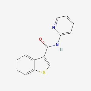 N-2-pyridinyl-1-benzothiophene-3-carboxamide