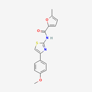 N-[4-(4-methoxyphenyl)-1,3-thiazol-2-yl]-5-methylfuran-2-carboxamide