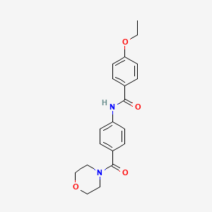 4-ethoxy-N-[4-(morpholin-4-ylcarbonyl)phenyl]benzamide