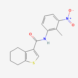 N-(2-methyl-3-nitrophenyl)-4,5,6,7-tetrahydro-1-benzothiophene-3-carboxamide