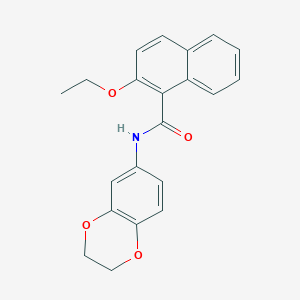 N-(2,3-dihydro-1,4-benzodioxin-6-yl)-2-ethoxy-1-naphthamide