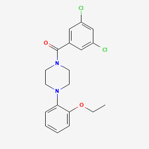 (3,5-DICHLOROPHENYL)[4-(2-ETHOXYPHENYL)PIPERAZINO]METHANONE