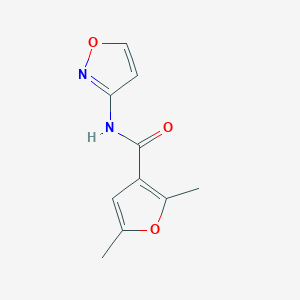 molecular formula C10H10N2O3 B3489678 N-(3-ISOXAZOLYL)-2,5-DIMETHYL-3-FURAMIDE 