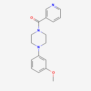 [4-(3-METHOXYPHENYL)PIPERAZINO](3-PYRIDYL)METHANONE