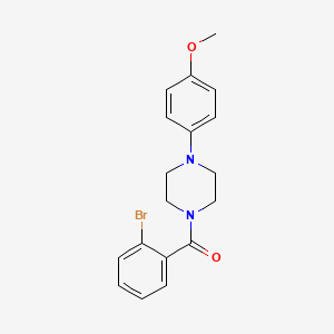 (2-BROMOPHENYL)[4-(4-METHOXYPHENYL)PIPERAZINO]METHANONE