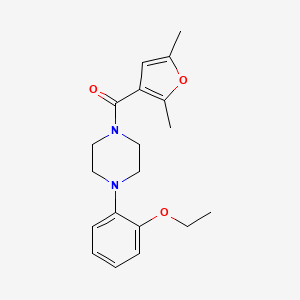 (2,5-DIMETHYL-3-FURYL)[4-(2-ETHOXYPHENYL)PIPERAZINO]METHANONE