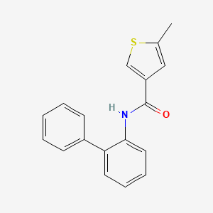 N-2-biphenylyl-5-methyl-3-thiophenecarboxamide