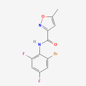 N-(2-bromo-4,6-difluorophenyl)-5-methyl-1,2-oxazole-3-carboxamide