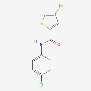 4-bromo-N-(4-chlorophenyl)thiophene-2-carboxamide