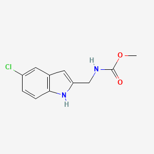 methyl [(5-chloro-1H-indol-2-yl)methyl]carbamate