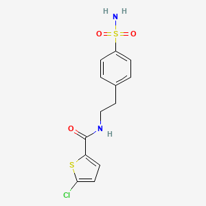 5-chloro-N-[2-(4-sulfamoylphenyl)ethyl]thiophene-2-carboxamide