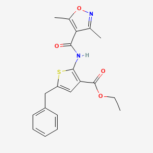 ethyl 5-benzyl-2-{[(3,5-dimethyl-4-isoxazolyl)carbonyl]amino}-3-thiophenecarboxylate