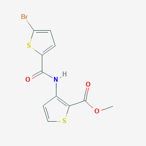 Methyl 3-(5-bromothiophene-2-carboxamido)thiophene-2-carboxylate